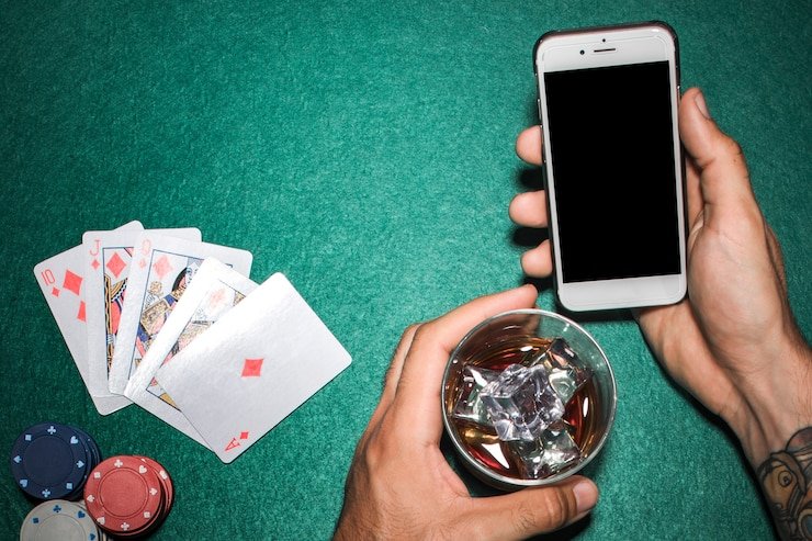 Ilustrasi pengguna bahagia menikmati bonus harian di platform hiburan online